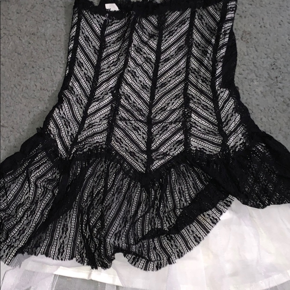 Corset goth mini dress size small.